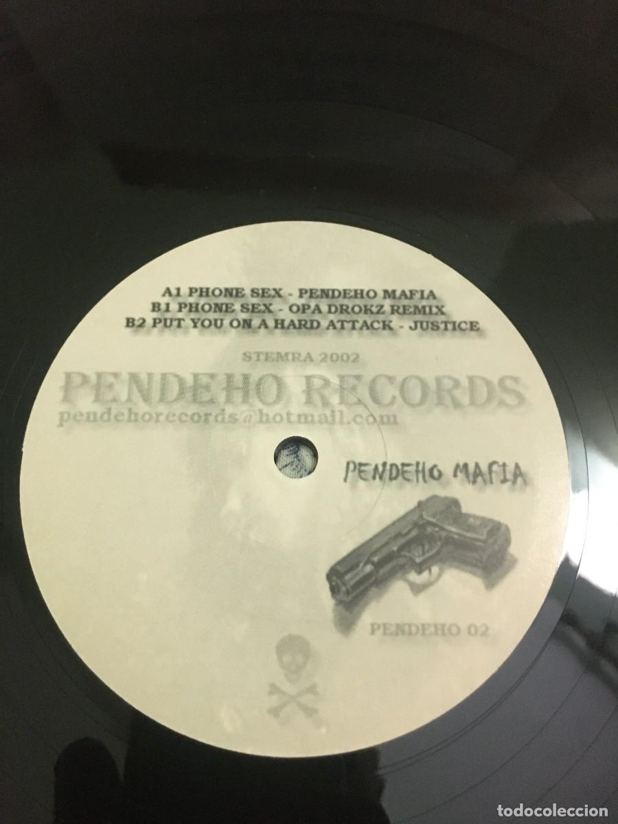 Discos de vinilo: Pendeho Mafia / Justice &lrm;&ndash; The Pendeho Theme 2002 - Foto 3