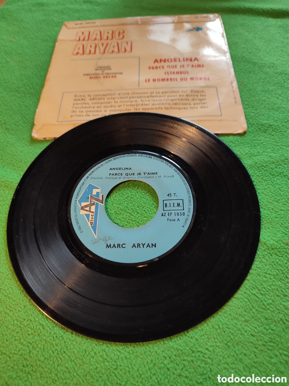 Discos de vinilo: Marc Aryan - Angelina+ 3 - Foto 2