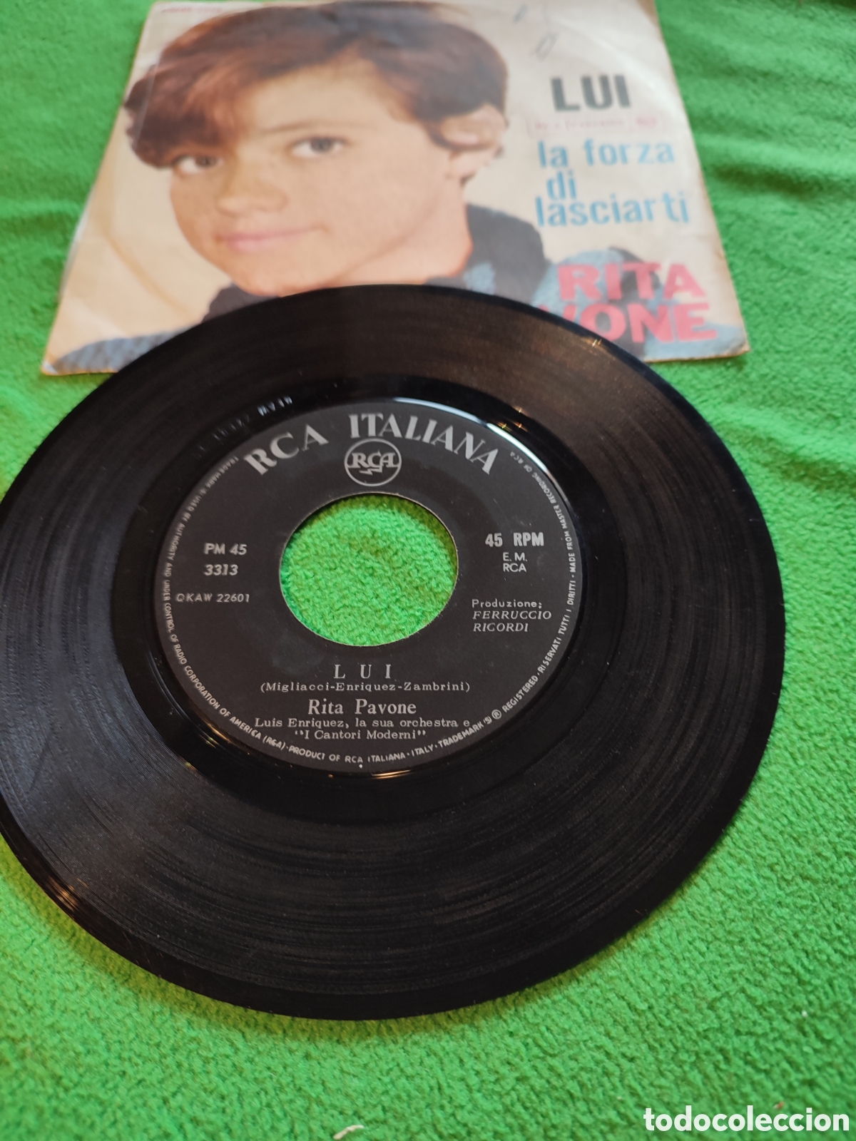 Discos de vinilo: Rita Pavone - Lui single italiana - Foto 2