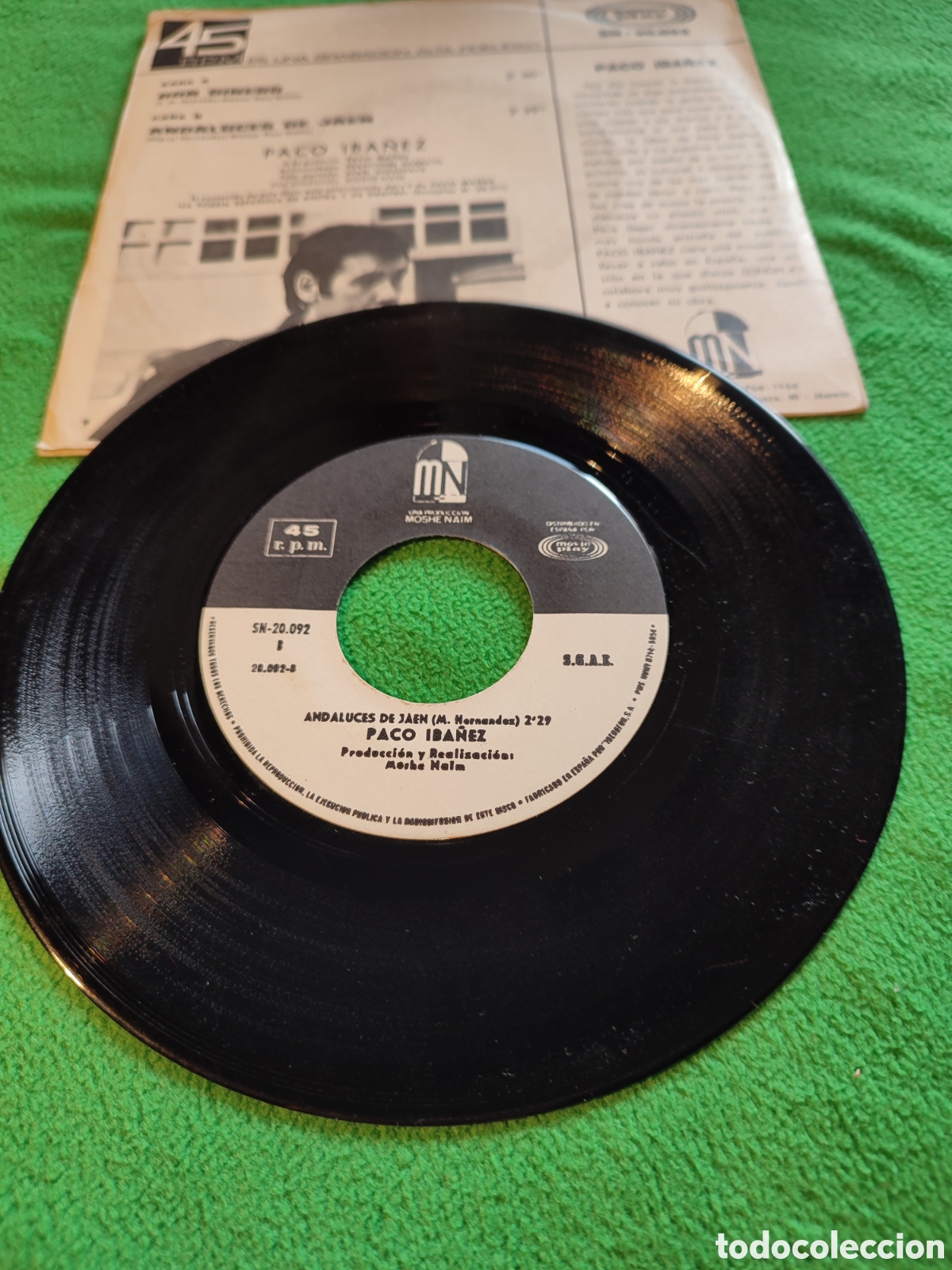 Discos de vinilo: Paco Ib&aacute;&ntilde;ez - Andaluces de Jaen - Foto 2