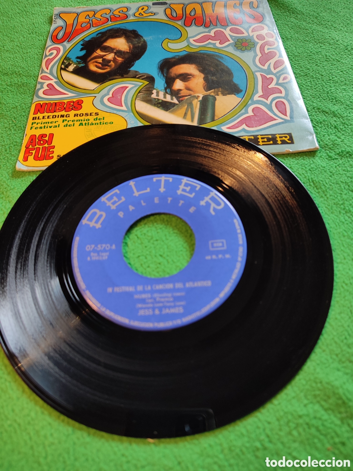 Discos de vinilo: Jess & James - Nubes - Foto 2