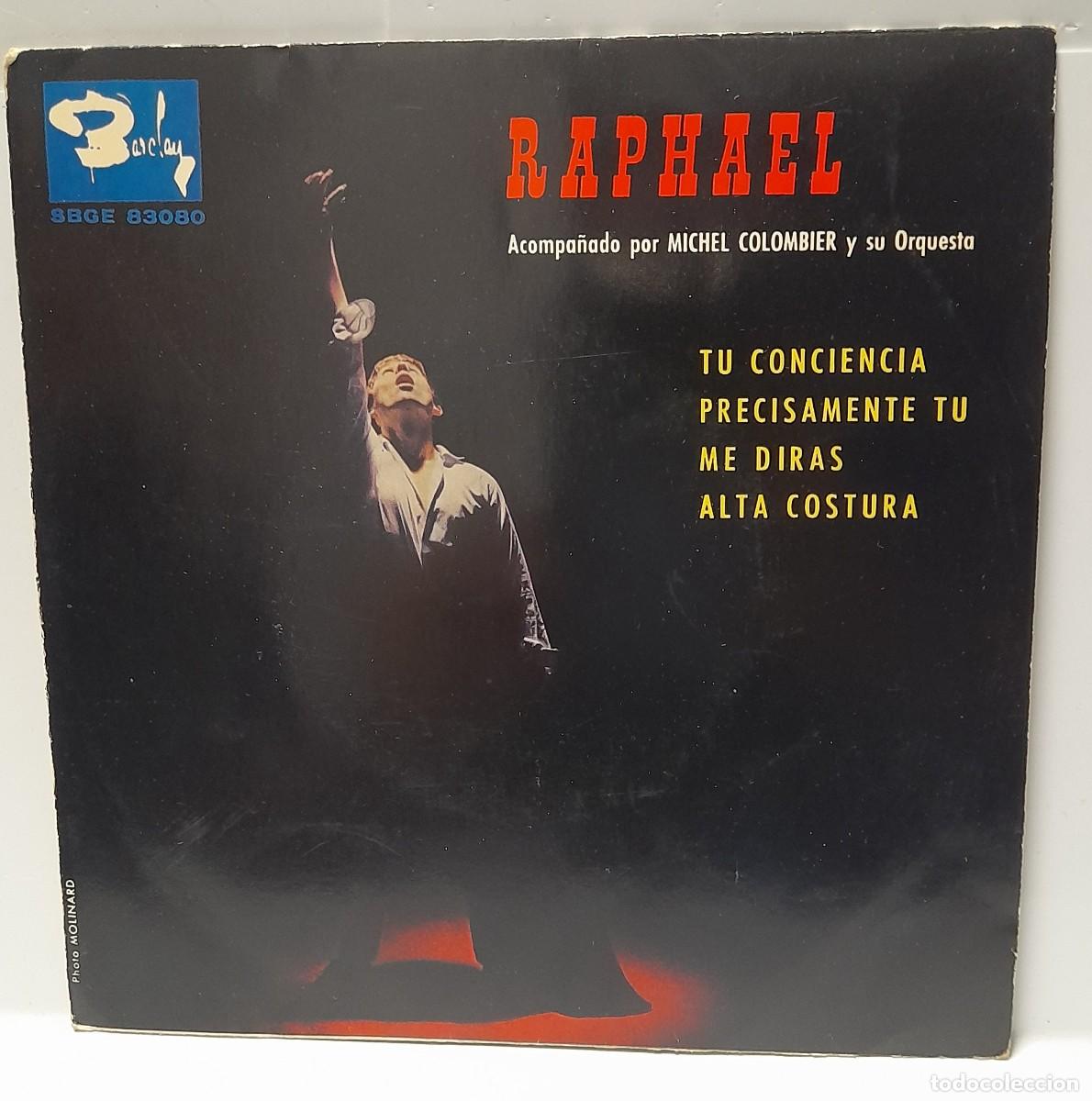 Discos de vinilo: RAPHAEL - Tu Conciencia + 3 - Foto 1