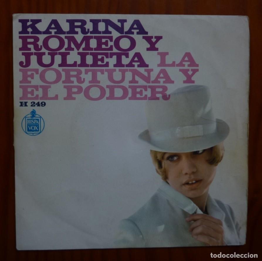 Discos de vinilo: KARINA / ROMEO Y JULIETA / 1967 / SINGLE - Foto 1
