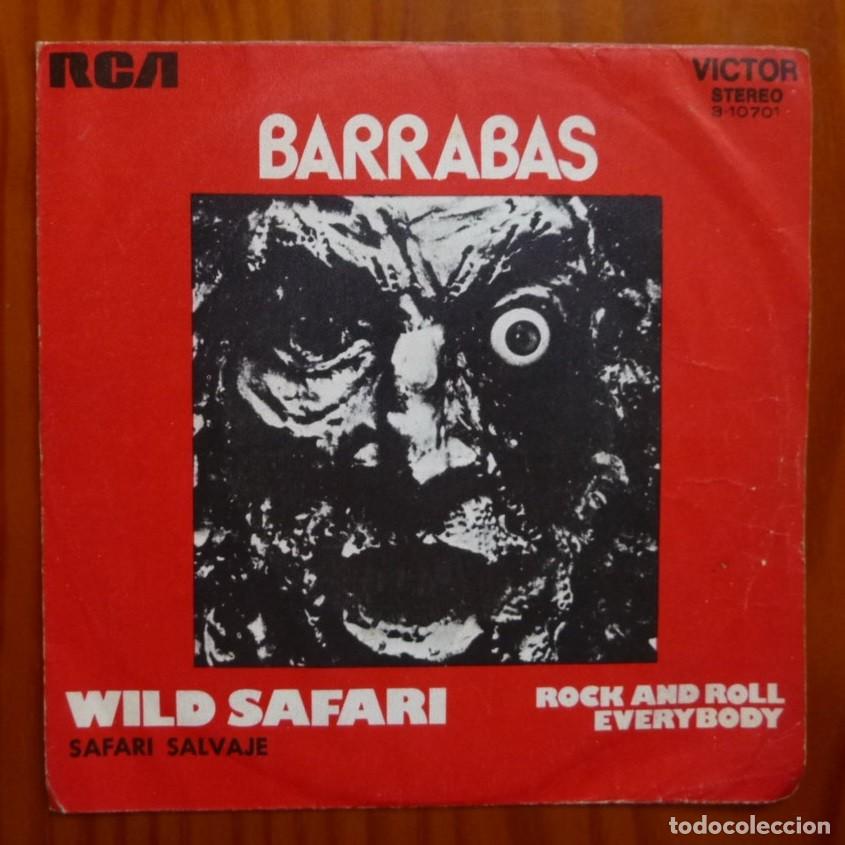 Discos de vinilo: BARRABAS / WILD SAFARI / 1972 / SINGLE - Foto 1