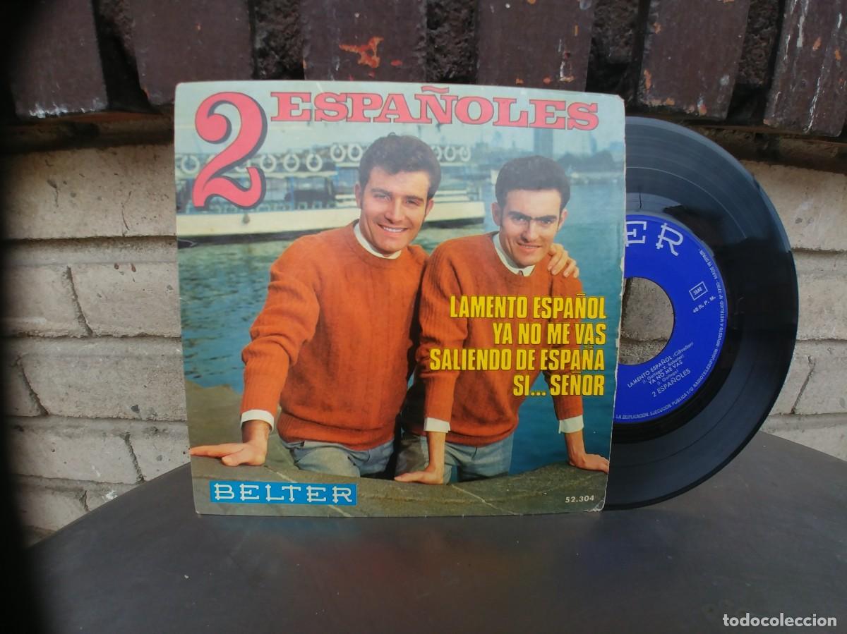 Discos de vinilo: 2 ESPA&Ntilde;OLES-EP LAMENTO ESPA&Ntilde;OL +3 - Foto 1