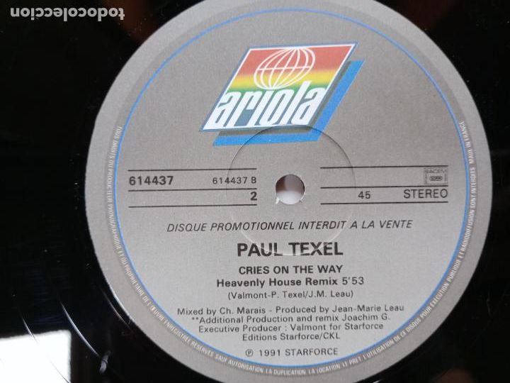 Discos de vinilo: Paul Texel - cries on the way - Foto 4