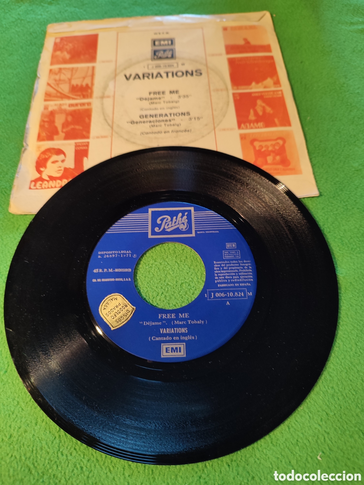 Discos de vinilo: Variations - Free me - Foto 2