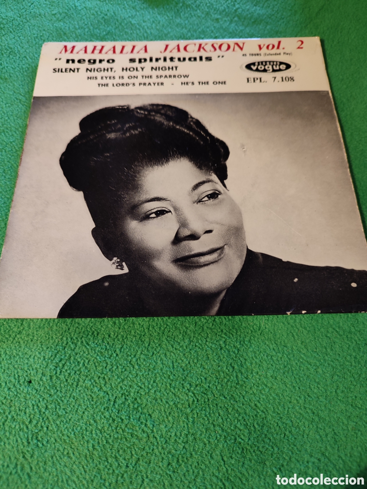 Discos de vinilo: Mahalia Jackson - Silent night, holy night + 3 - Foto 1