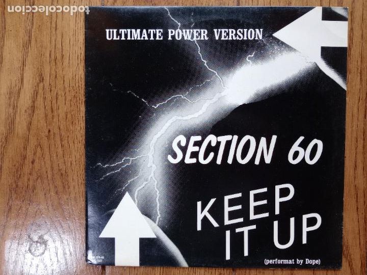 Discos de vinilo: Section 60 - keep It up - Foto 1