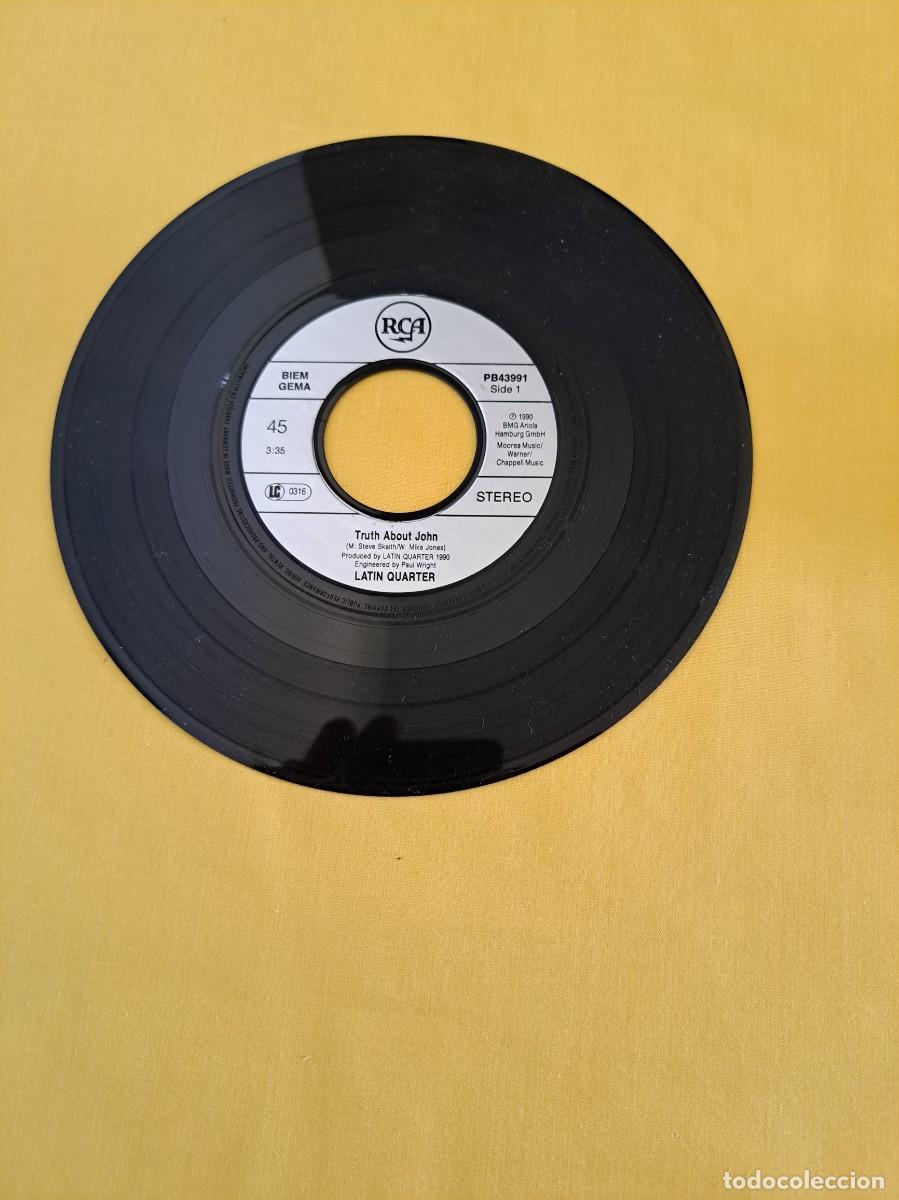 Discos de vinilo: LATIN QUARTER - TRUTH ABOUT JOHN - SINGLE BMG ARIOLA 1990 - Foto 2
