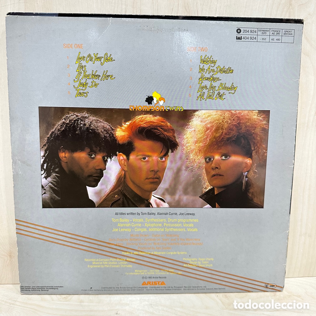 Discos de vinilo: Thompson Twins - Quick Step & Side Kick (LP, Album) - Foto 2