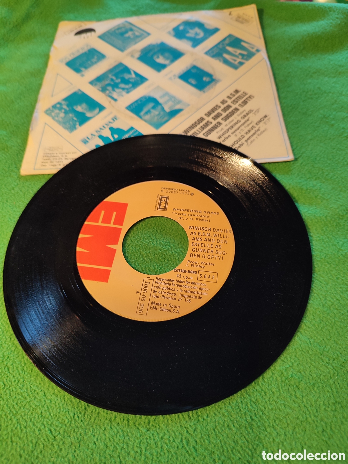 Discos de vinilo: Windsor Davies & Don Estelle - Yerba susurrante - Foto 2