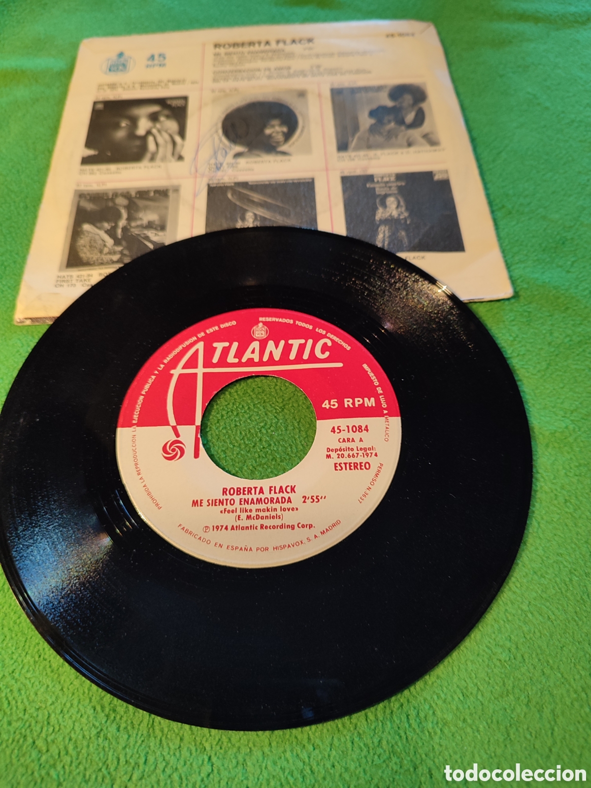 Discos de vinilo: Roberta Flack - Me siento enamorada - Foto 2