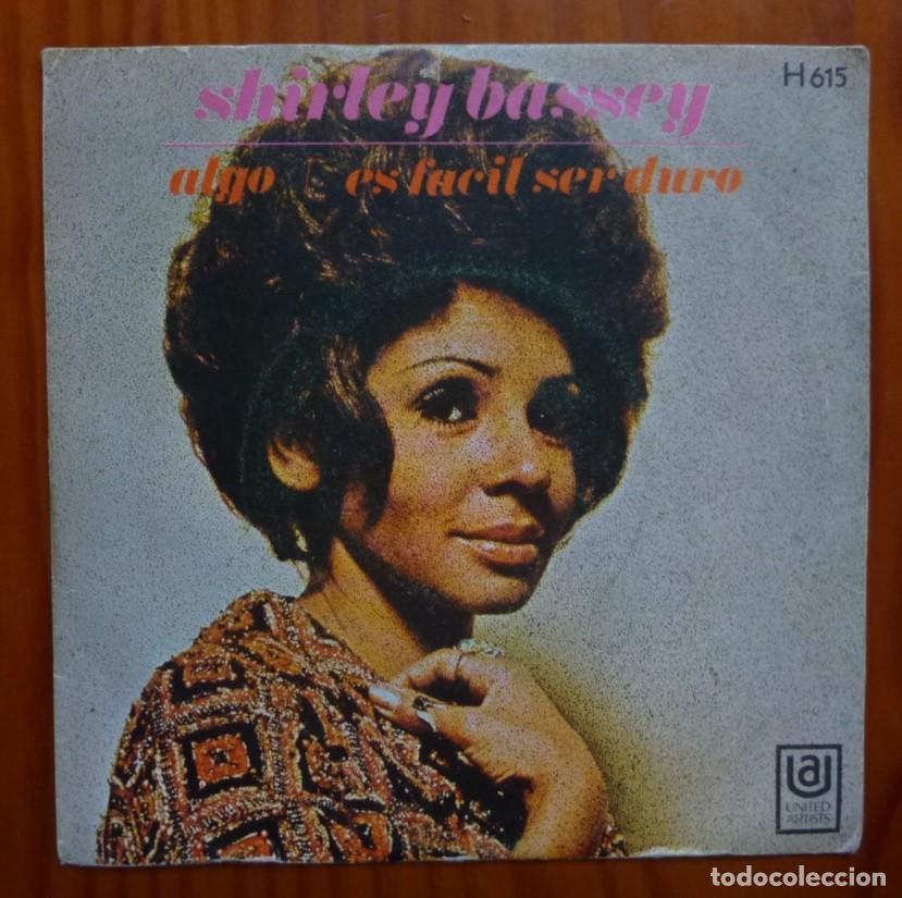 Discos de vinilo: SHIRLEY BASSEY / ALGO / 1970 / SINGLE - Foto 1