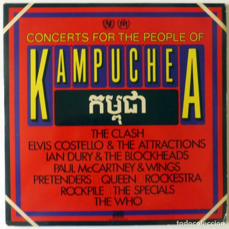 Discos de vinilo: VVAA. Concerts for the people of Kampuchea. Atlantic Spain 1981 2 LP +doble cubierta +encarte Classh