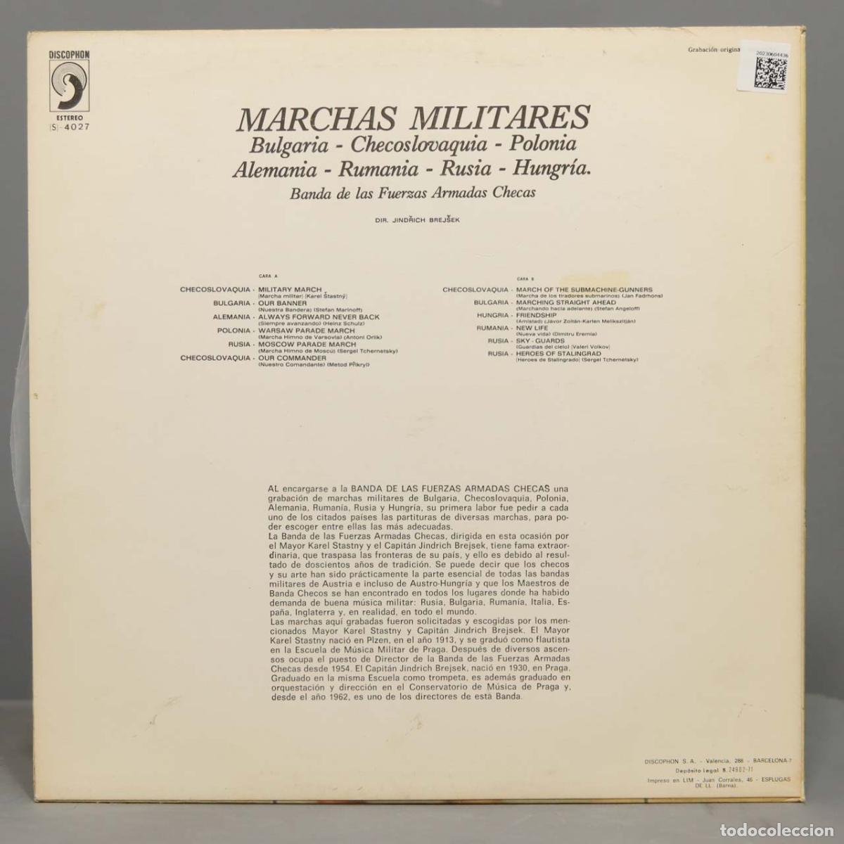 Discos de vinilo: LP. Marchas Militares - Foto 2