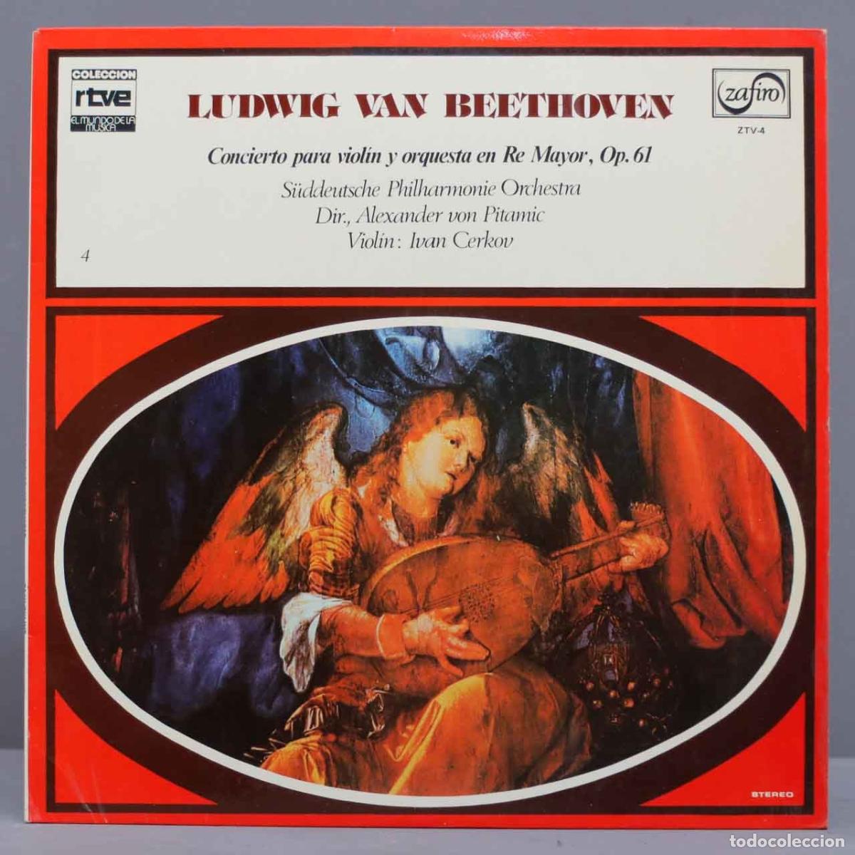 Discos de vinilo: LP. BEETHOVEN. RTVE. 4 - Foto 1