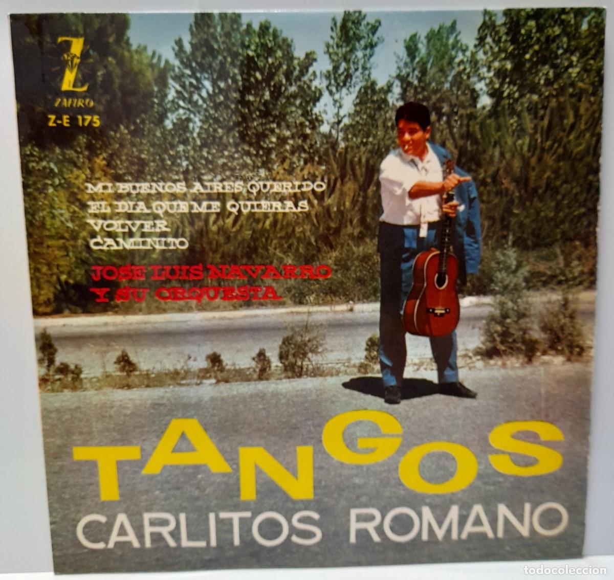 Discos de vinilo: CARLITOS ROMANO - Tangos - Foto 1