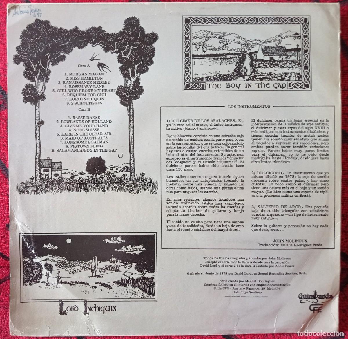Discos de vinilo: JOHN MOLINEUX ** Agridulce ** VINILO LP 1981 CON LIBRETO - Foto 2
