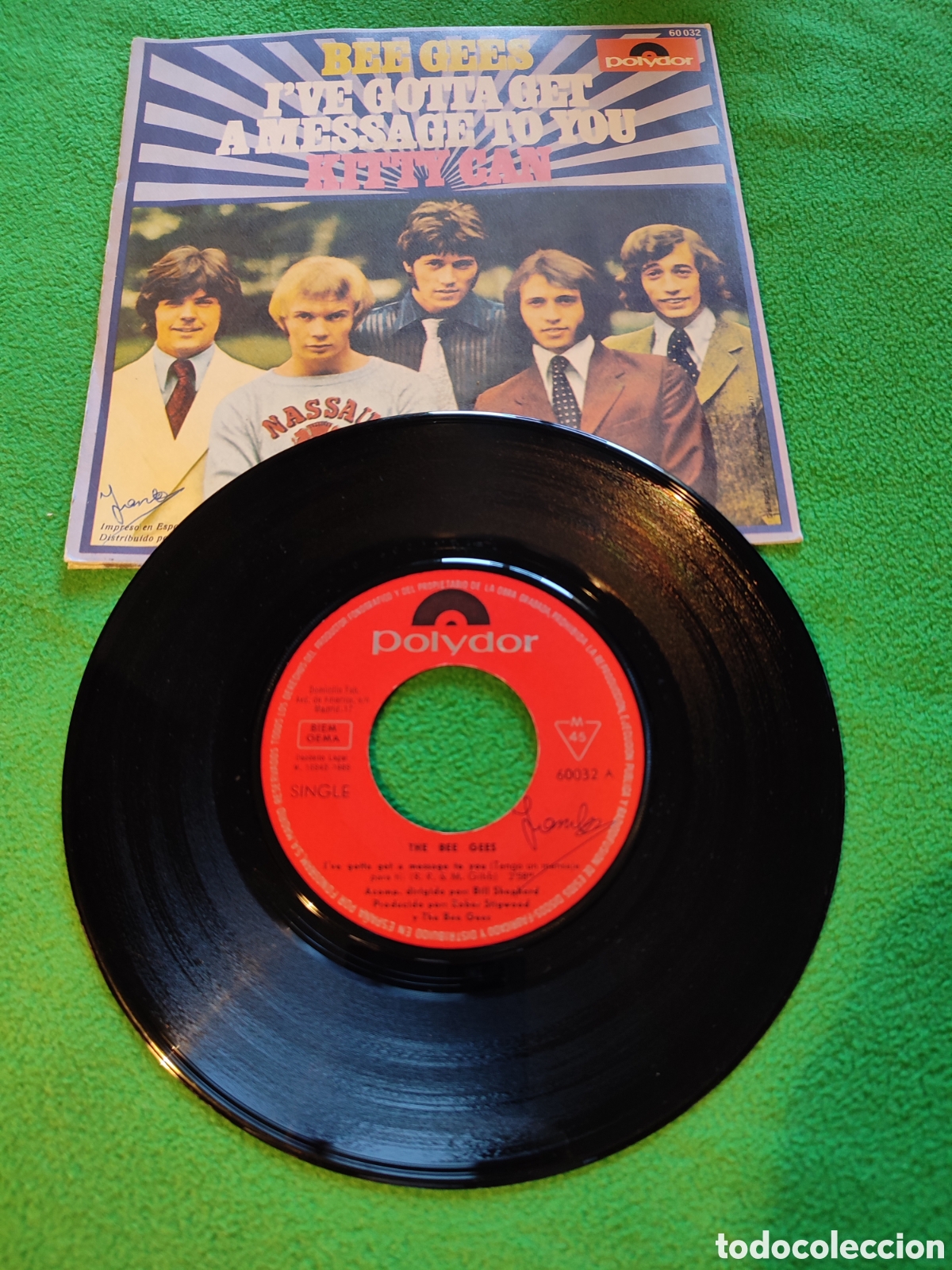 Discos de vinilo: Bee Gees - Ive gotta get a message to You - Foto 2