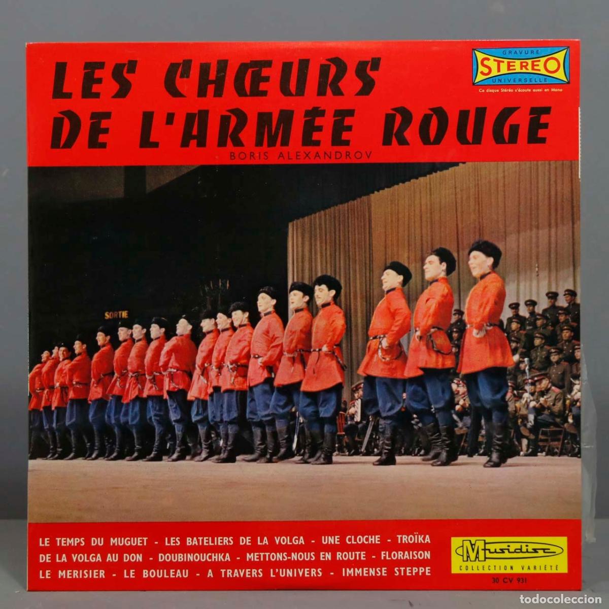 Dischi in vinile: LP. LES CHOEURS DE L&acute;ARMEE ROUGE. ALEXANDROV