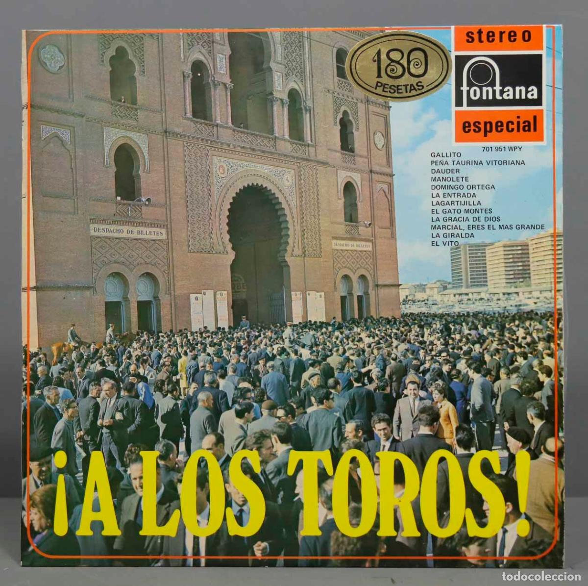 Discos de vinilo: LP. &iexcl;A LOS TOROS! - Foto 1