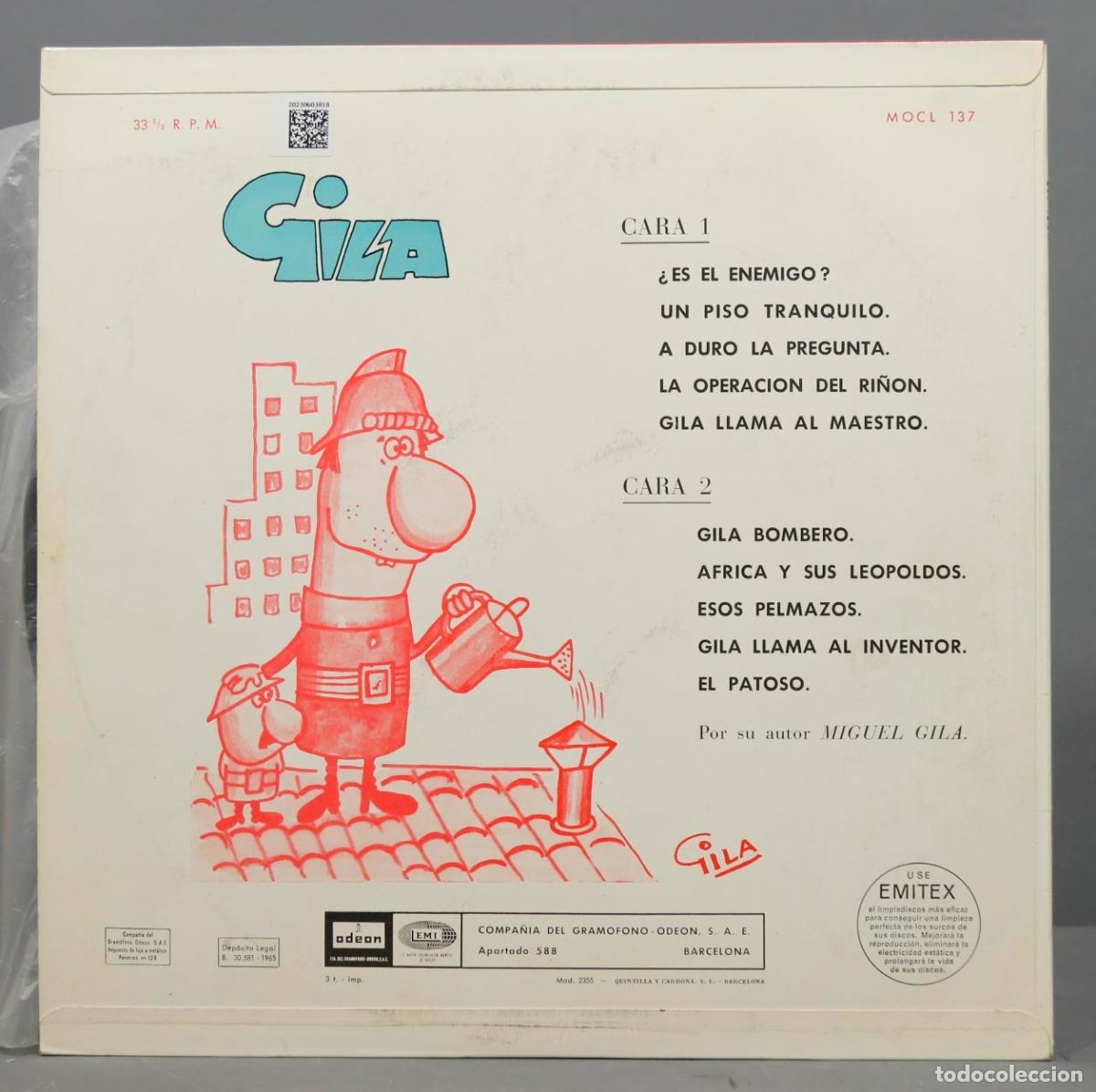 Discos de vinilo: LP. GILA. NO MUSIC - Foto 2