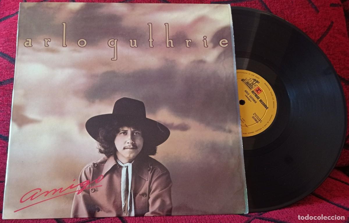 Discos de vinilo: ARLO GUTHRIE ** Amigo ** VINILO LP ORIGINAL 1976 - Foto 1
