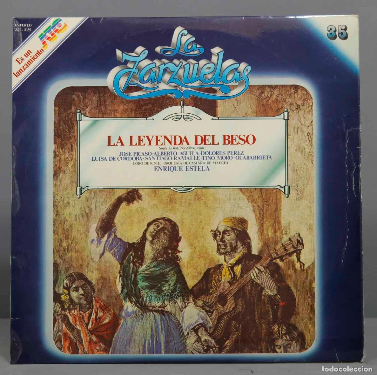 Discos de vinil: LP. LA LEYENDA DEL BESO. ESTELA