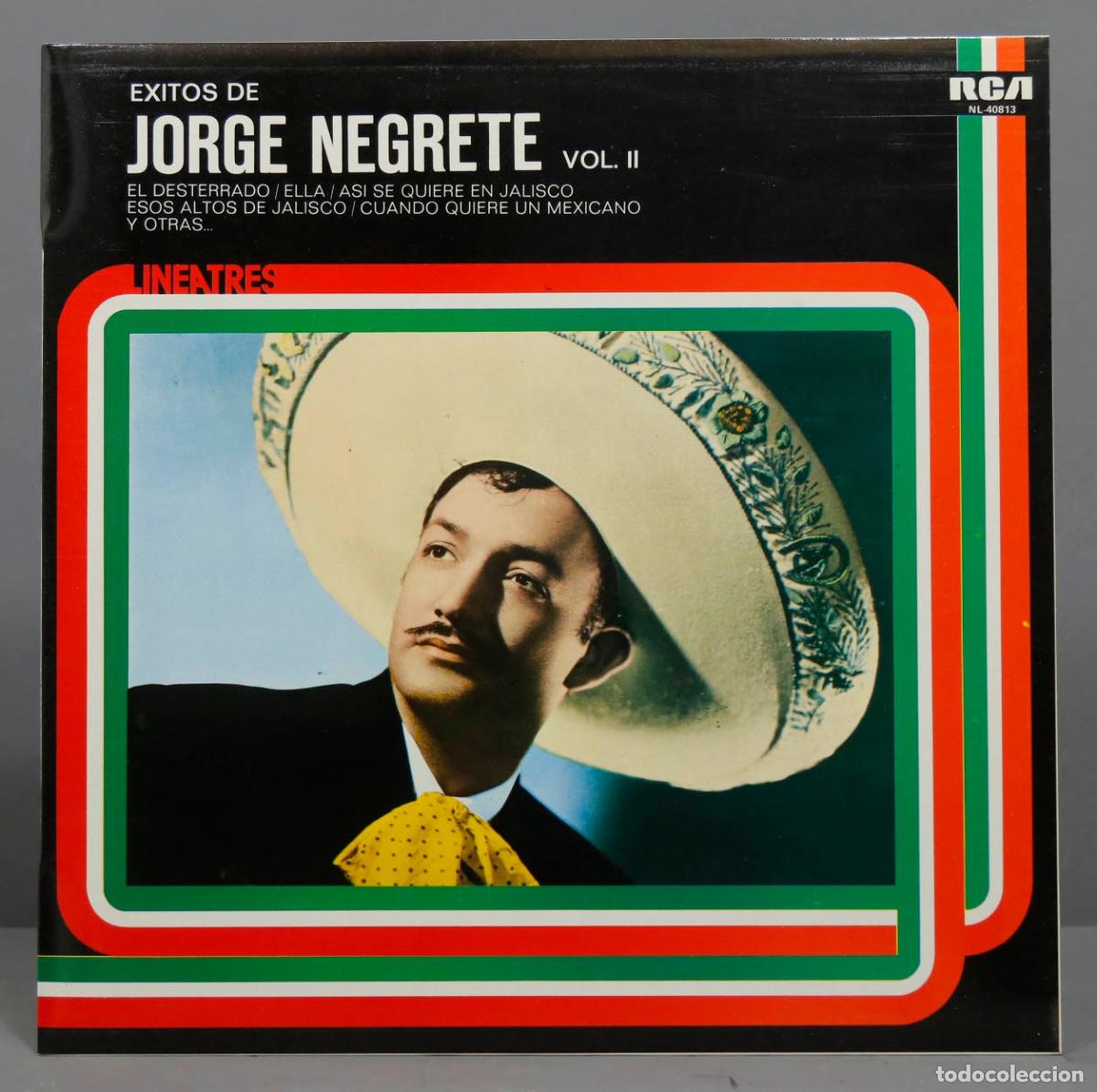 Disques de vinyle: LP. EXITOS DE JORGE NEGRETE. VOL II