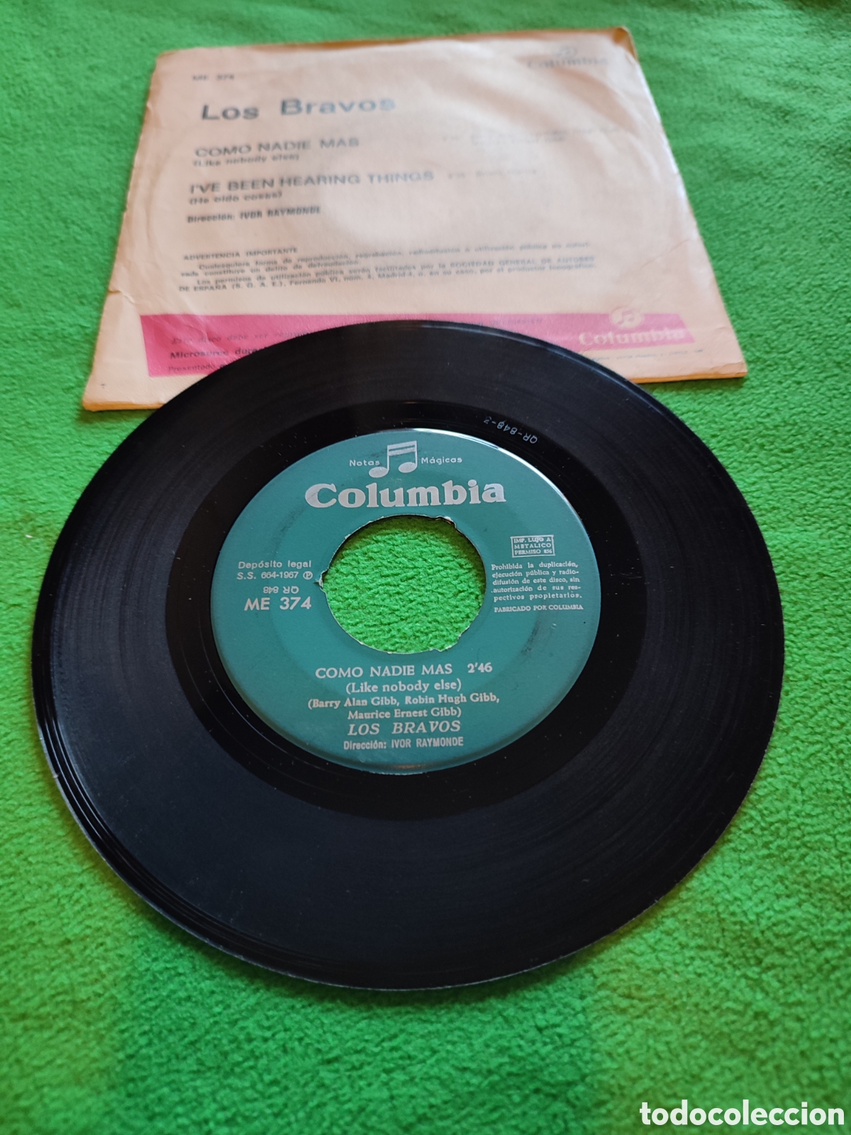 Discos de vinilo: Los Bravos - Como nadie m&aacute;s - Foto 2