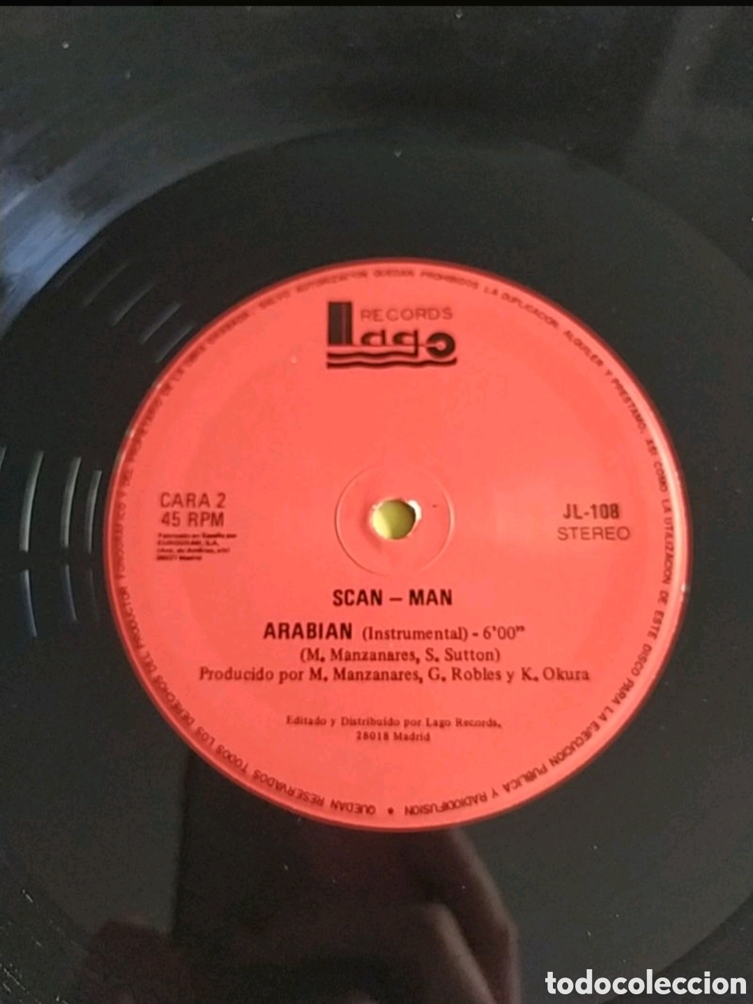 Discos de vinilo: Maxi single Scan Man. Arabian - Foto 4