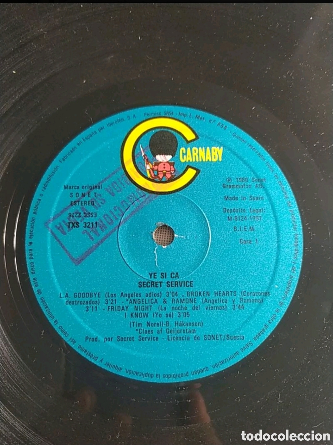 Discos de vinilo: Lp Secret Service. Ye Si Ca - Foto 3