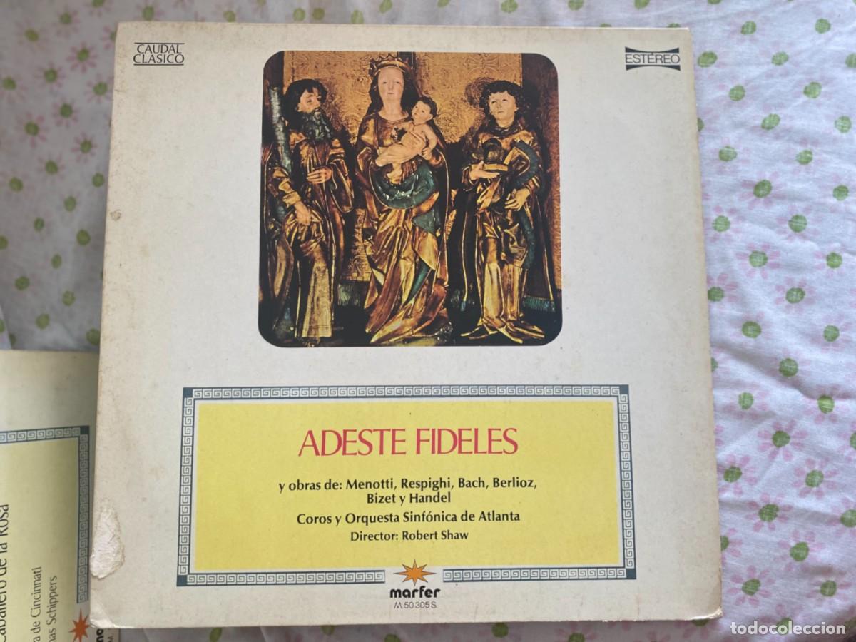 Discos de vinilo: LP ADESTE FIDELES - Foto 1