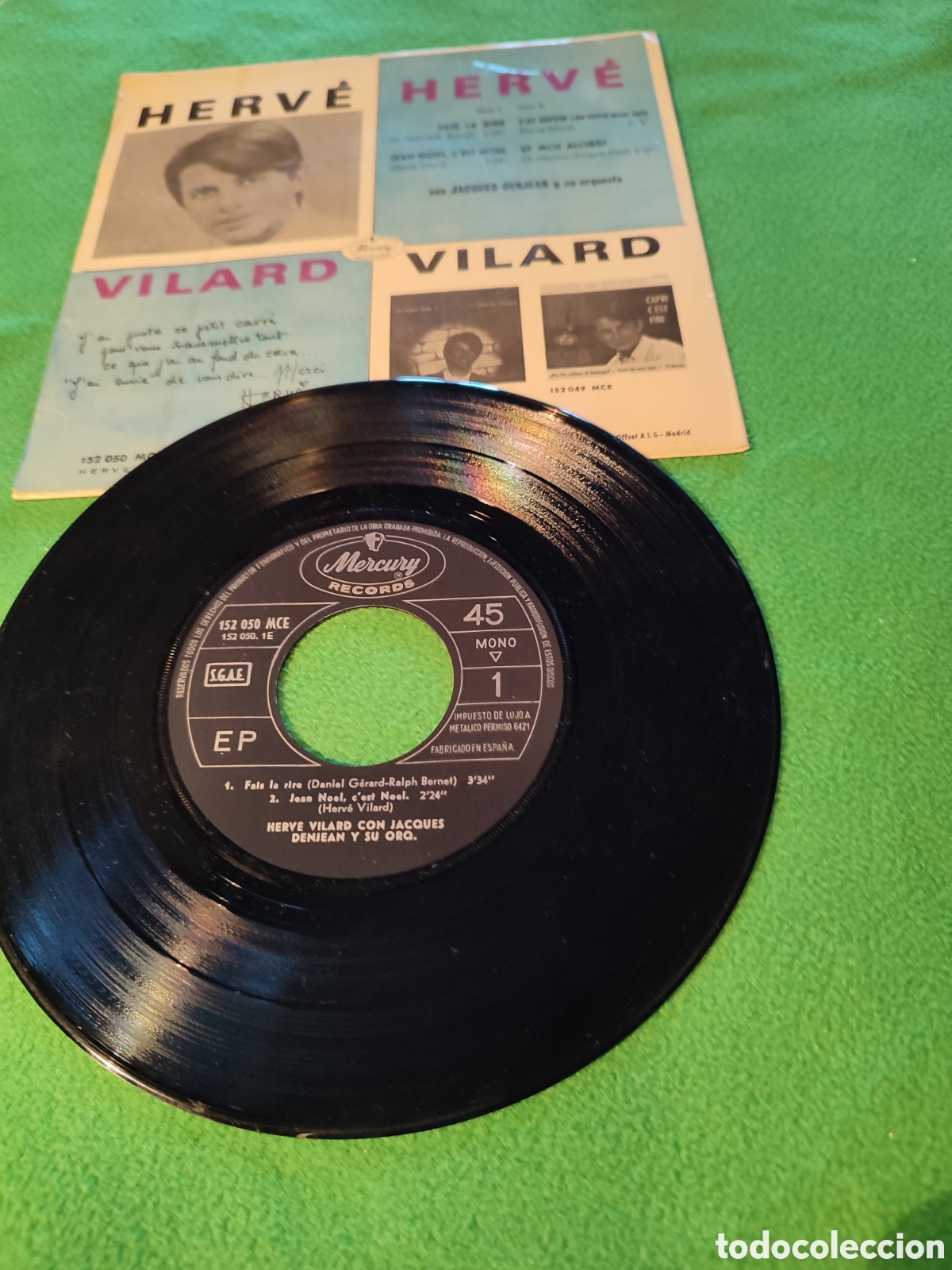 Discos de vinilo: Herve Vilard - Fais la rire + 3 - Foto 2