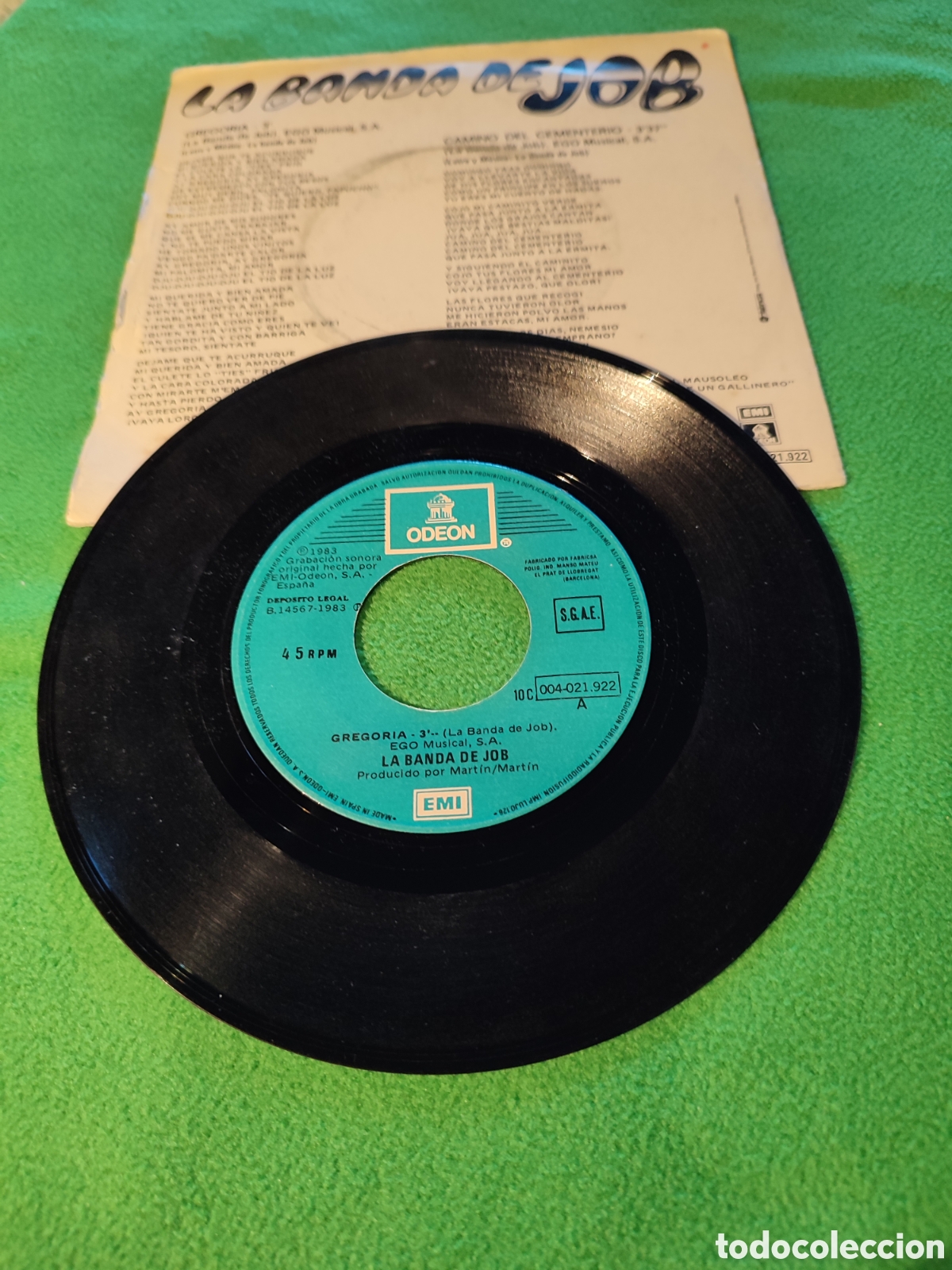 Discos de vinilo: La banda de Job - Gregoria - Foto 2
