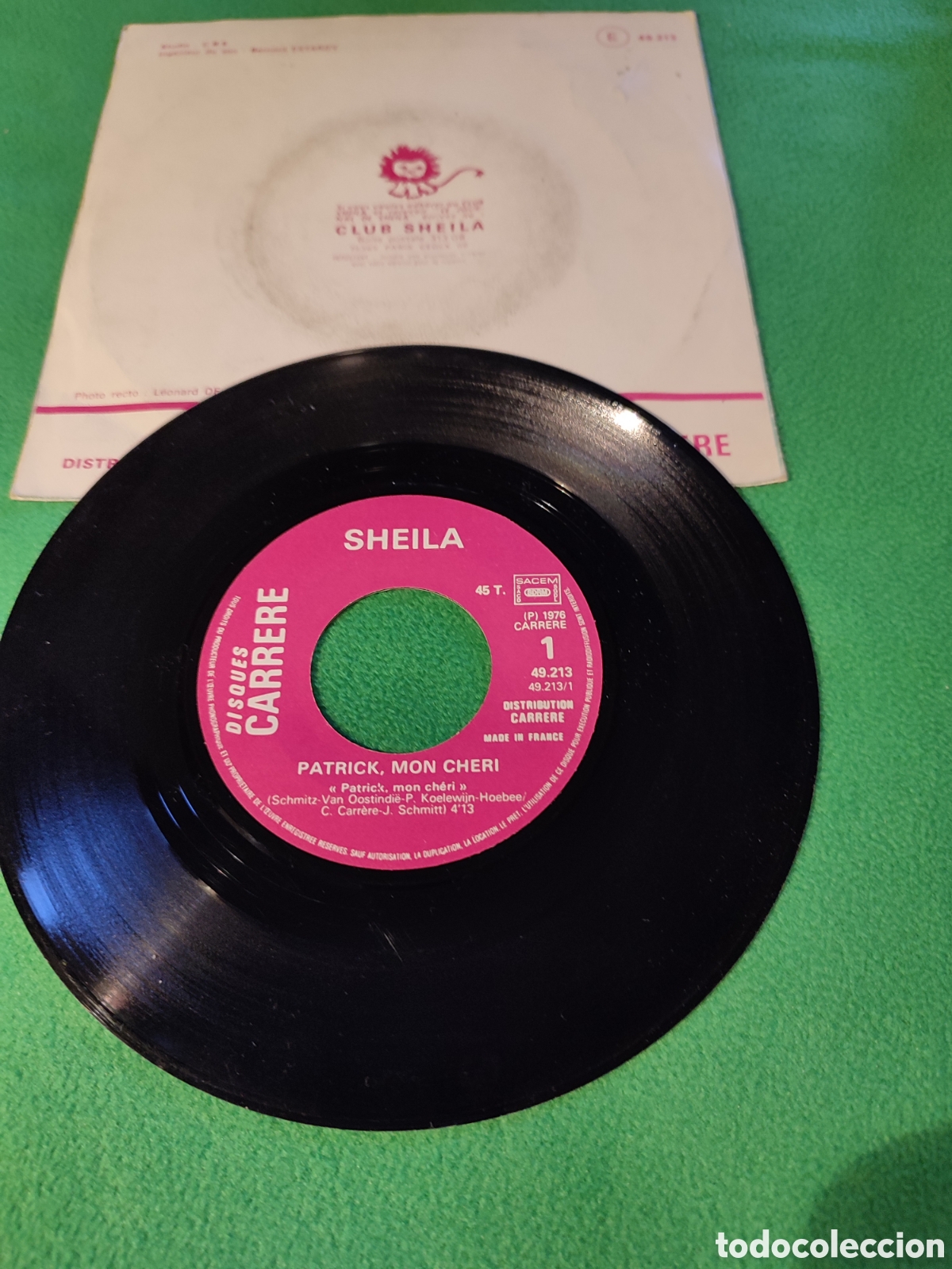 Discos de vinilo: Sheila - Patrick Mon amour - Foto 2