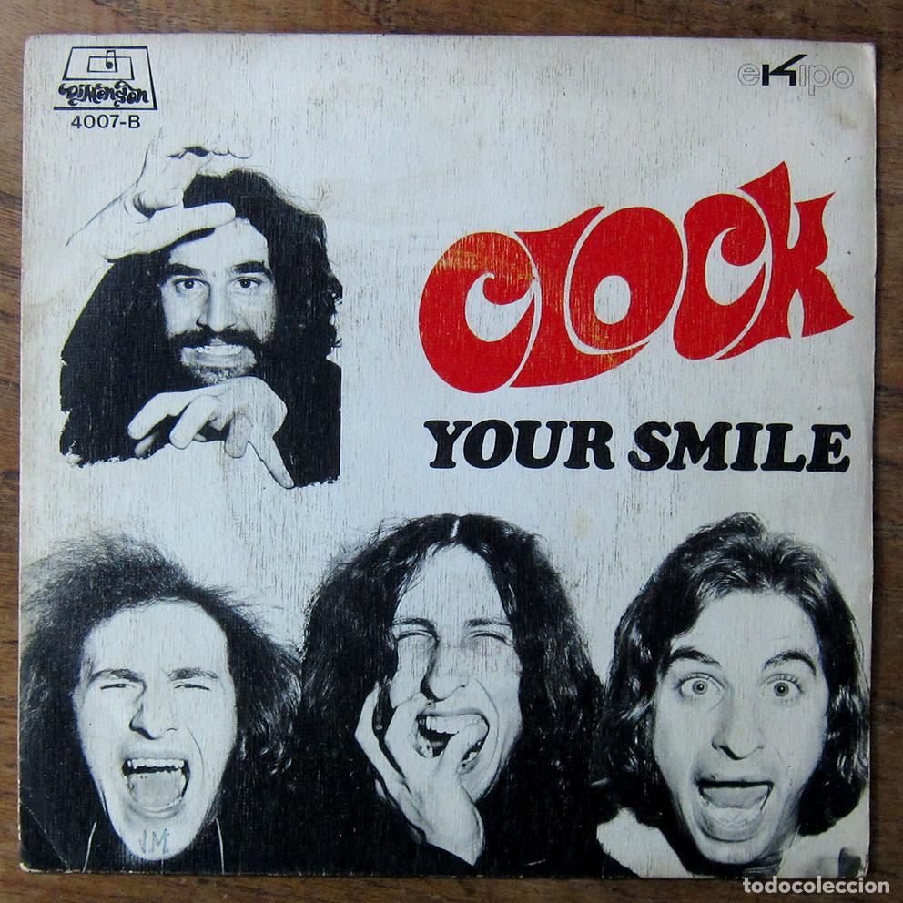 Discos de vinilo: CLOCK - YOUR SMILE / HANG ON - 1971 - - Foto 1
