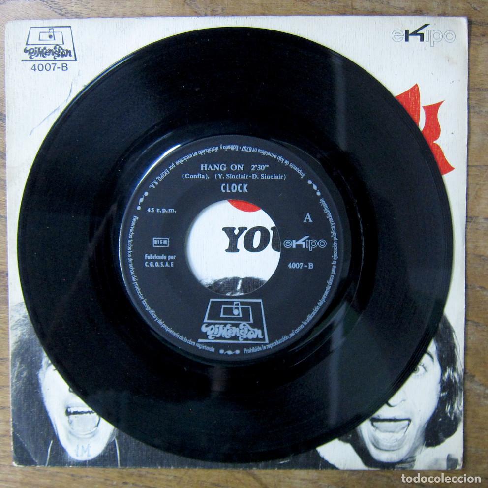 Discos de vinilo: CLOCK - YOUR SMILE / HANG ON - 1971 - - Foto 3