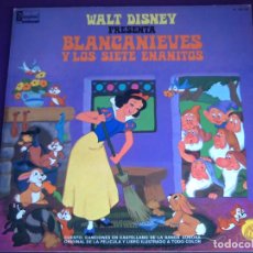 Discos de vinilo: WALT DISNEY - BLANCANIEVES Y LOS 7 ENANITOS - LP DISNEY 1969 - CON LIBRO, CANCIONES Y CUENTO