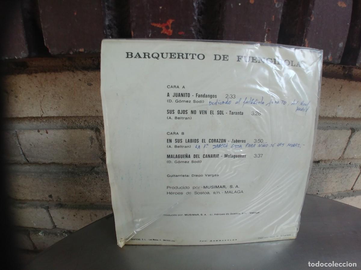 Discos de vinilo: BARQUERITO DE FUENGIROLA-EP A JUANITO +3 - Foto 2
