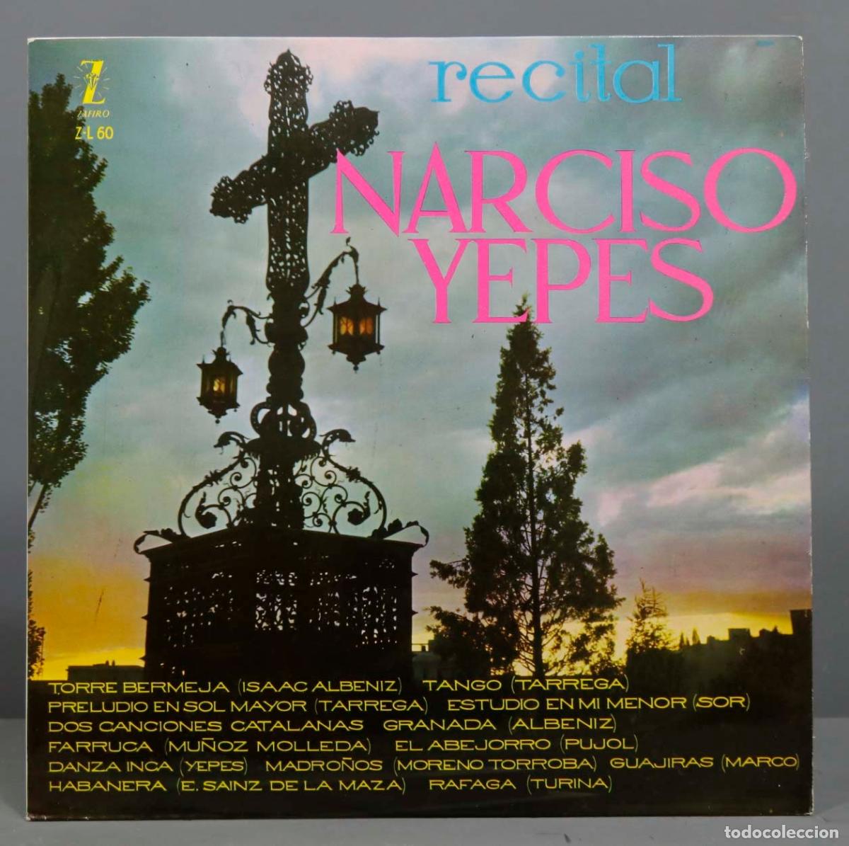 Discos de vinilo: LP. Narciso Yepes &ndash; Recital - Foto 1
