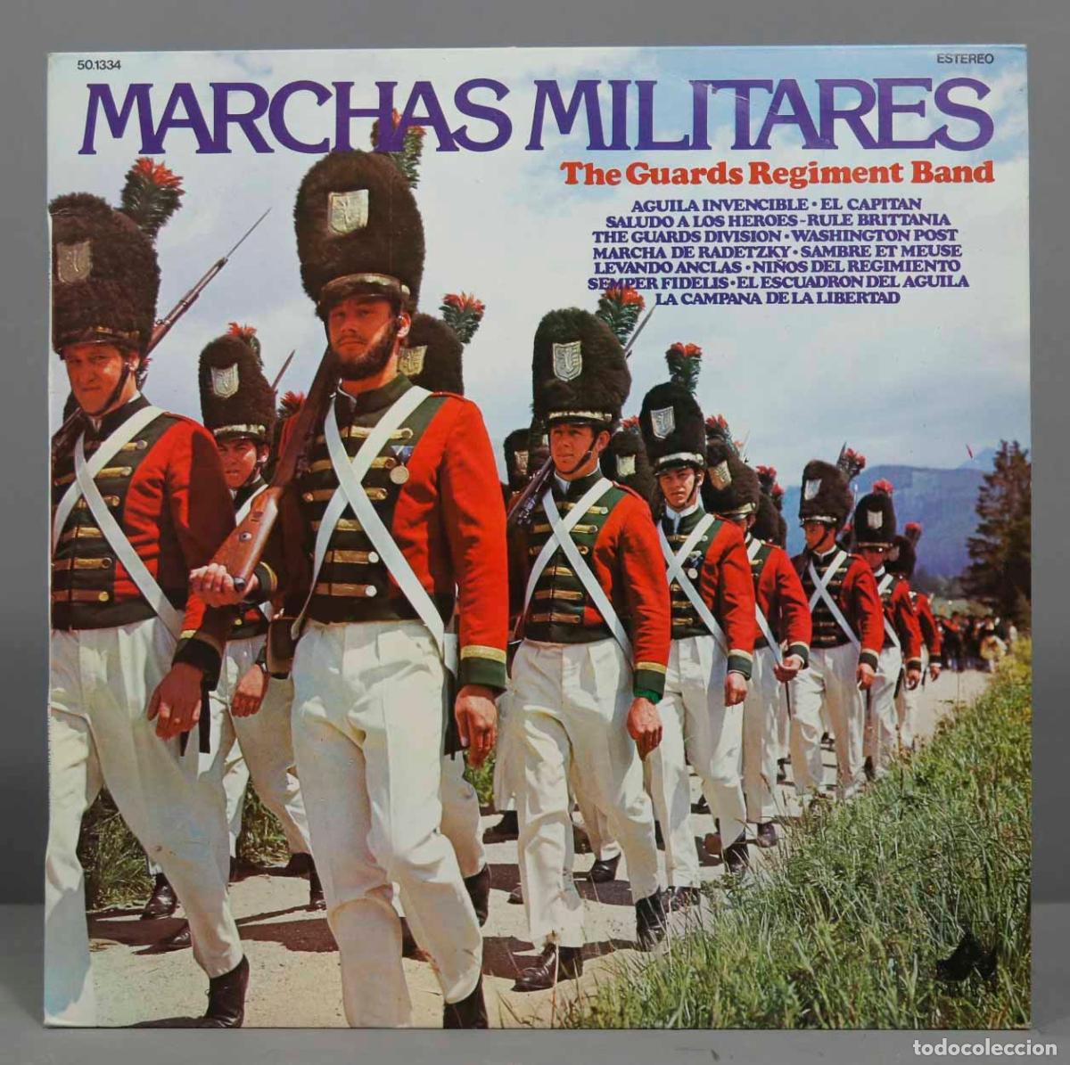Vinyl-Schallplatten: LP. The Guards Regiment Band &ndash; Marchas Militares