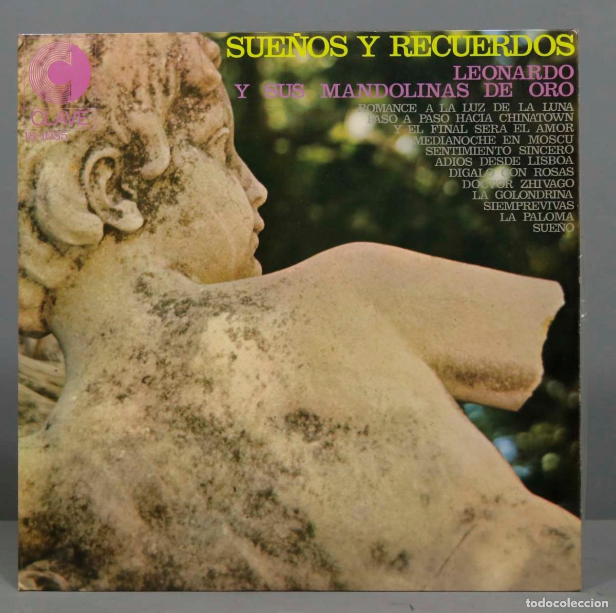 Discos de vinilo: LP. SUE&Ntilde;OS Y RECUERDOS. LEONARDO Y SUS MANDOLINAS DE ORO - Foto 1
