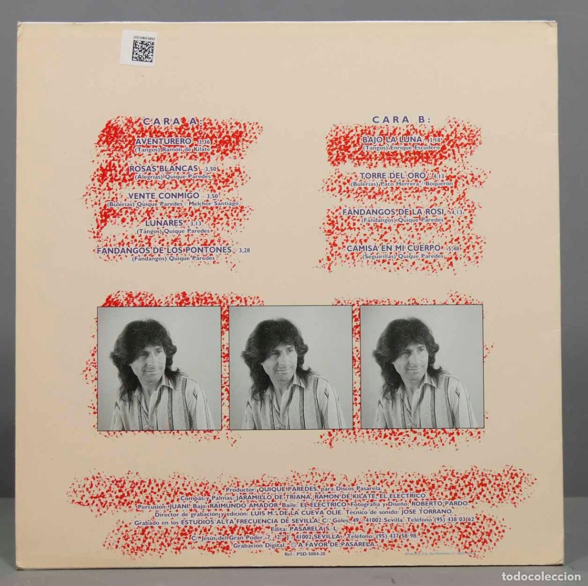 Discos de vinilo: LP. Boquer&oacute;n &ndash; Aventurero - Foto 2