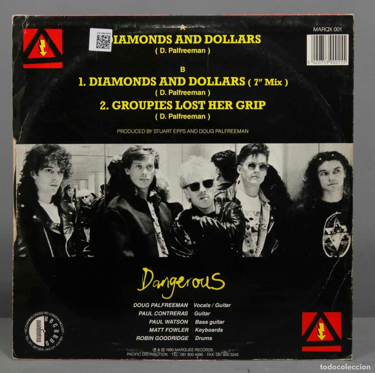 Discos de vinilo: MAXI-SINGLE. Dangerous &ndash; Diamonds And Dollars - Foto 2