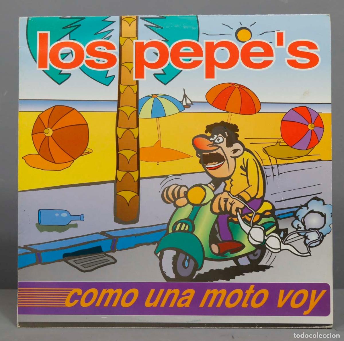 Discos de vinilo: MAXI-SINGLE. Los Pepe&acute;s &ndash; Como Una Moto Voy - Foto 1