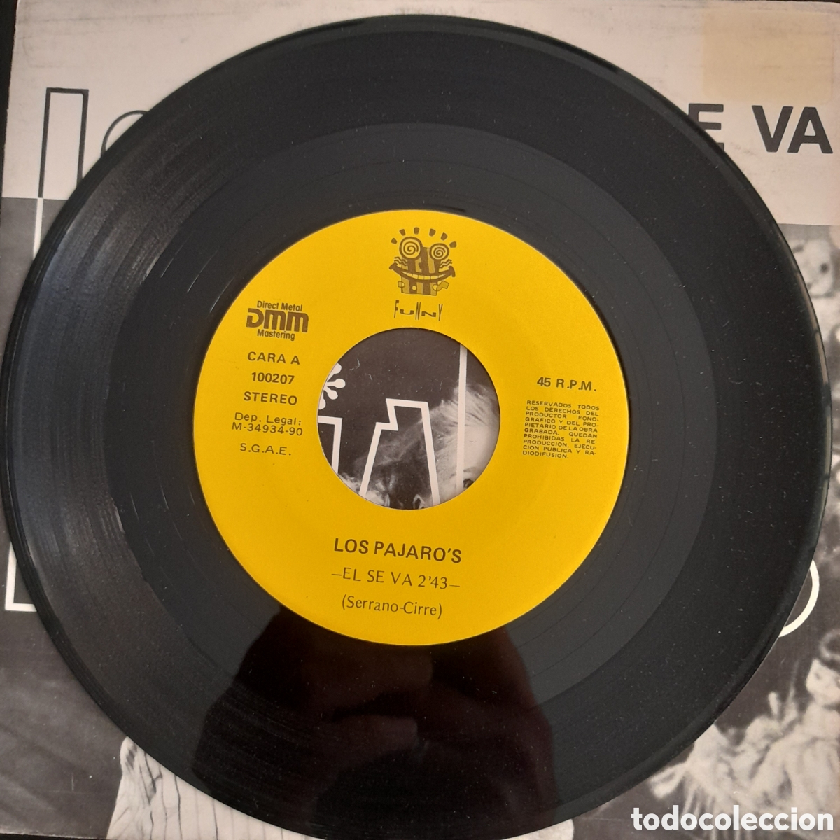 Discos de vinilo: Los P&aacute;jaros &ndash; &Eacute;l Se Va. Vinilo, 7&rdquo; - Foto 3