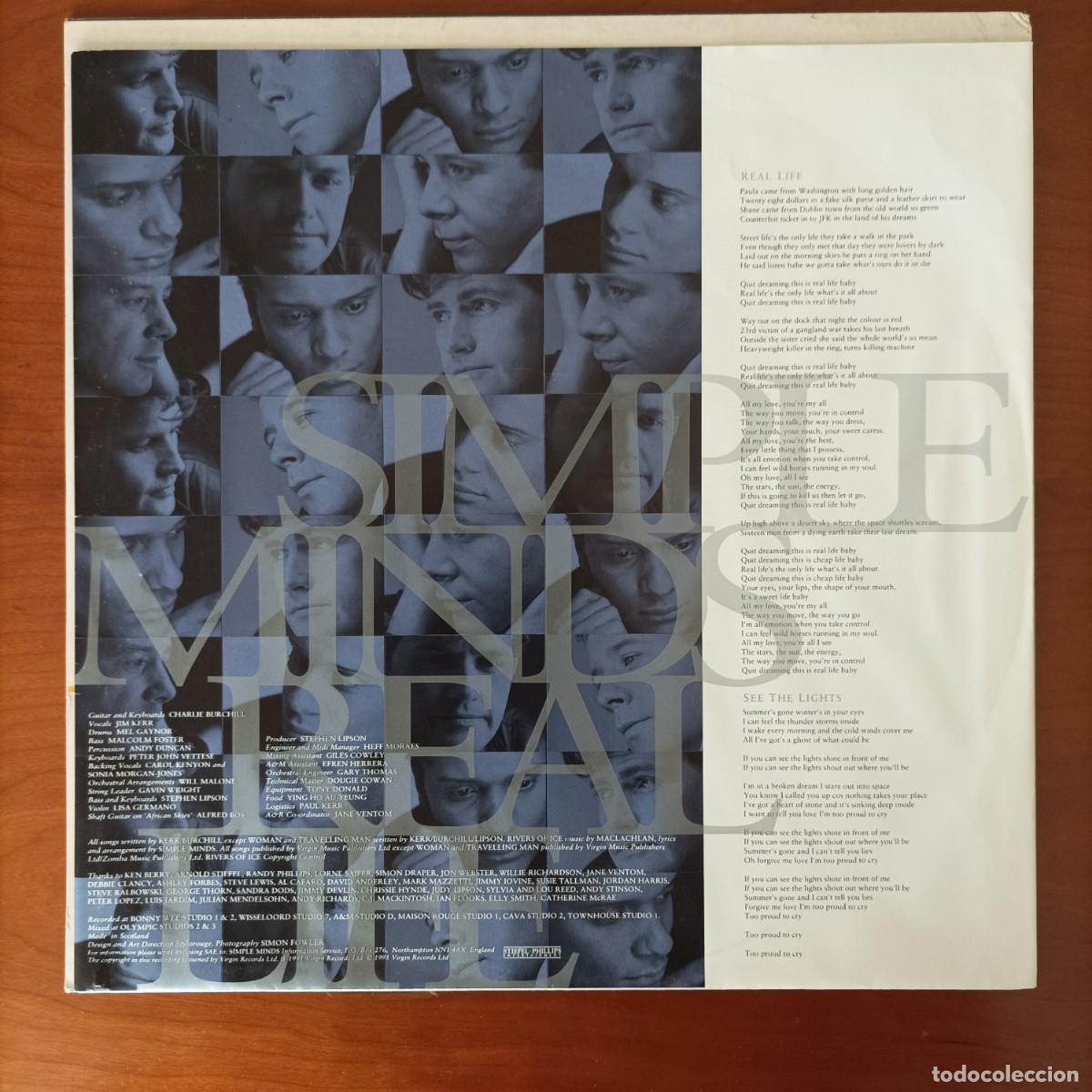 Discos de vinilo: SIMPLE MINDS, REAL LIFE. - Foto 4