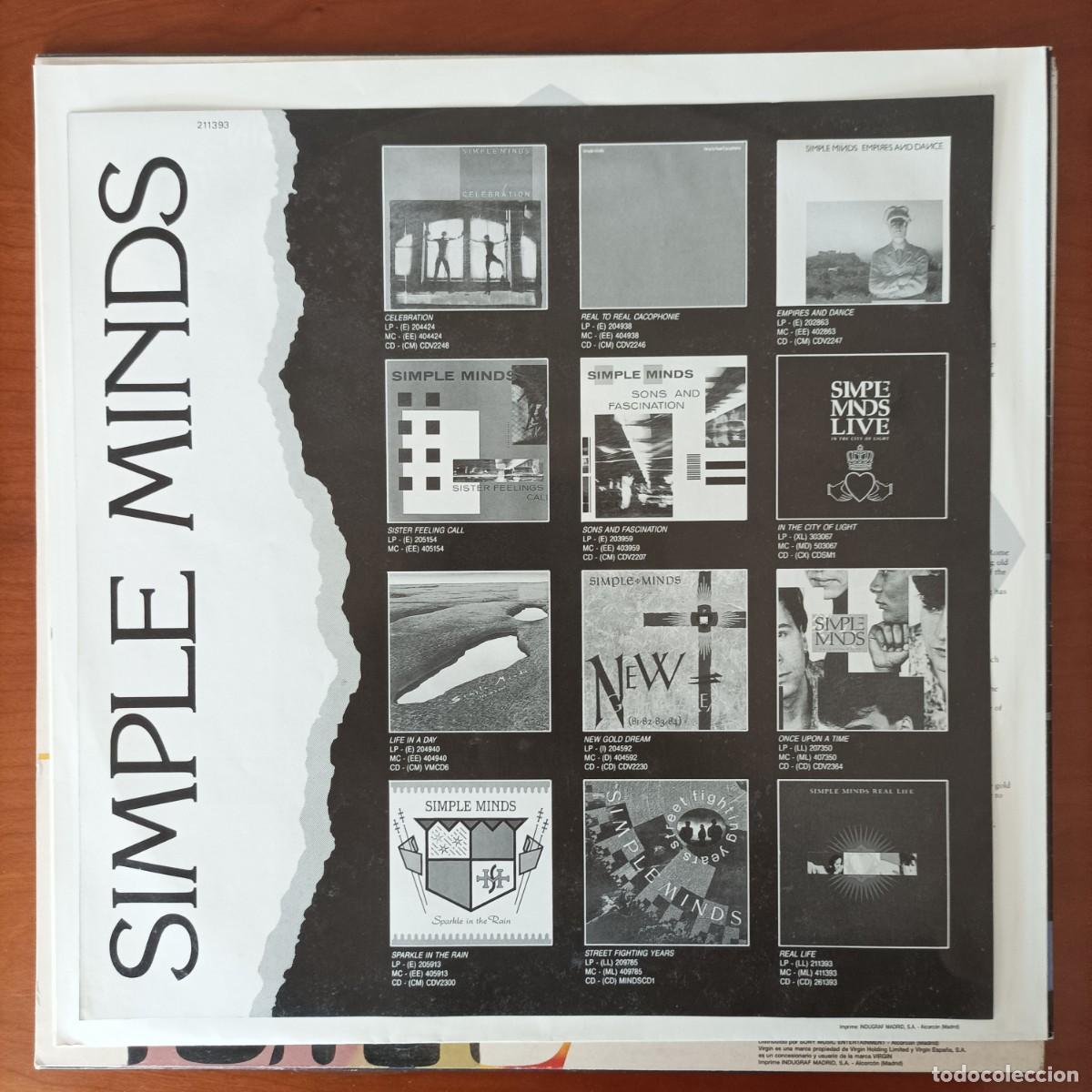 Discos de vinilo: SIMPLE MINDS, REAL LIFE. - Foto 5